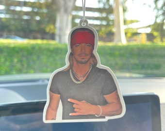 Bret Michaels Car Air Freshener | New Car Scent | Strawberry Scent