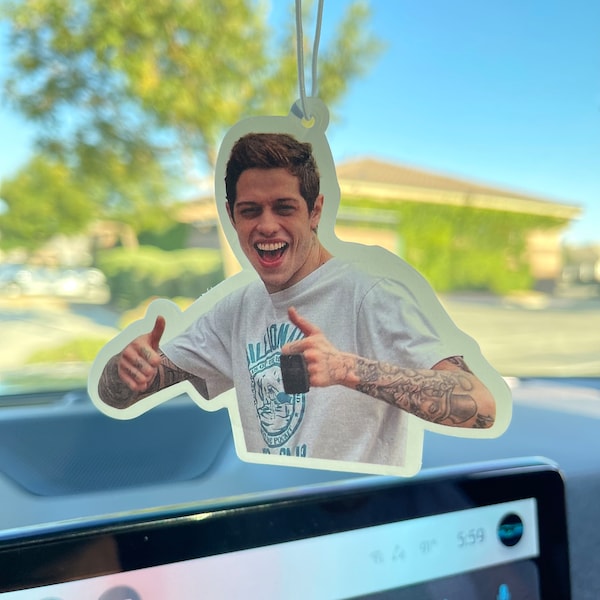 Pete Davidson Thumbs Up Car Air Freshener | New Car Scent