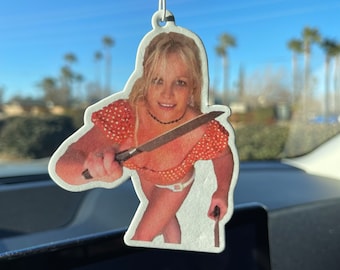 PRE-ORDER*** Britney Knife Dance Car Air Freshener | New Car Scent