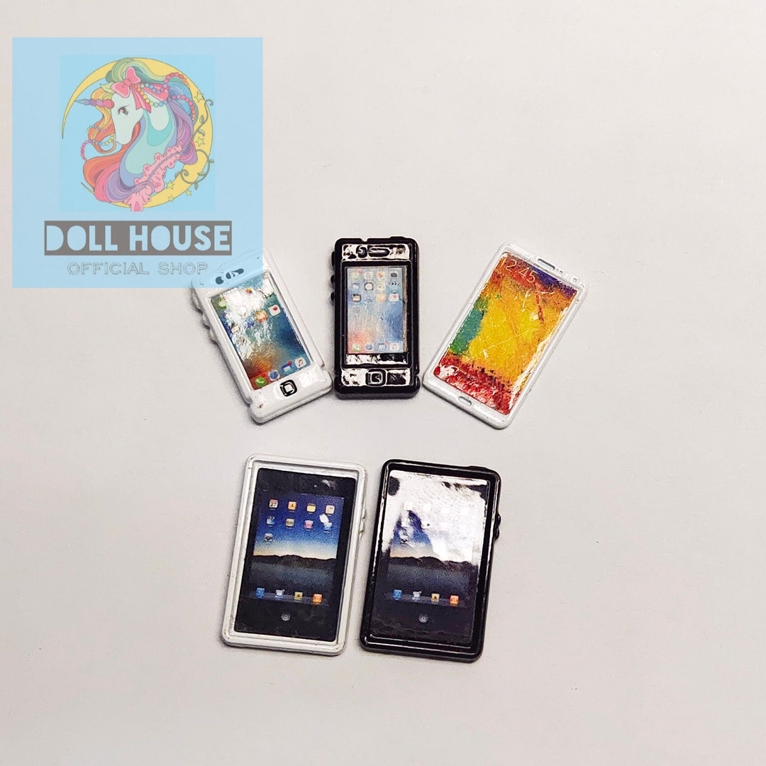 1/6scale Doll Miniature Phone /miniature Iphone/ Miniature Cell Phone ...