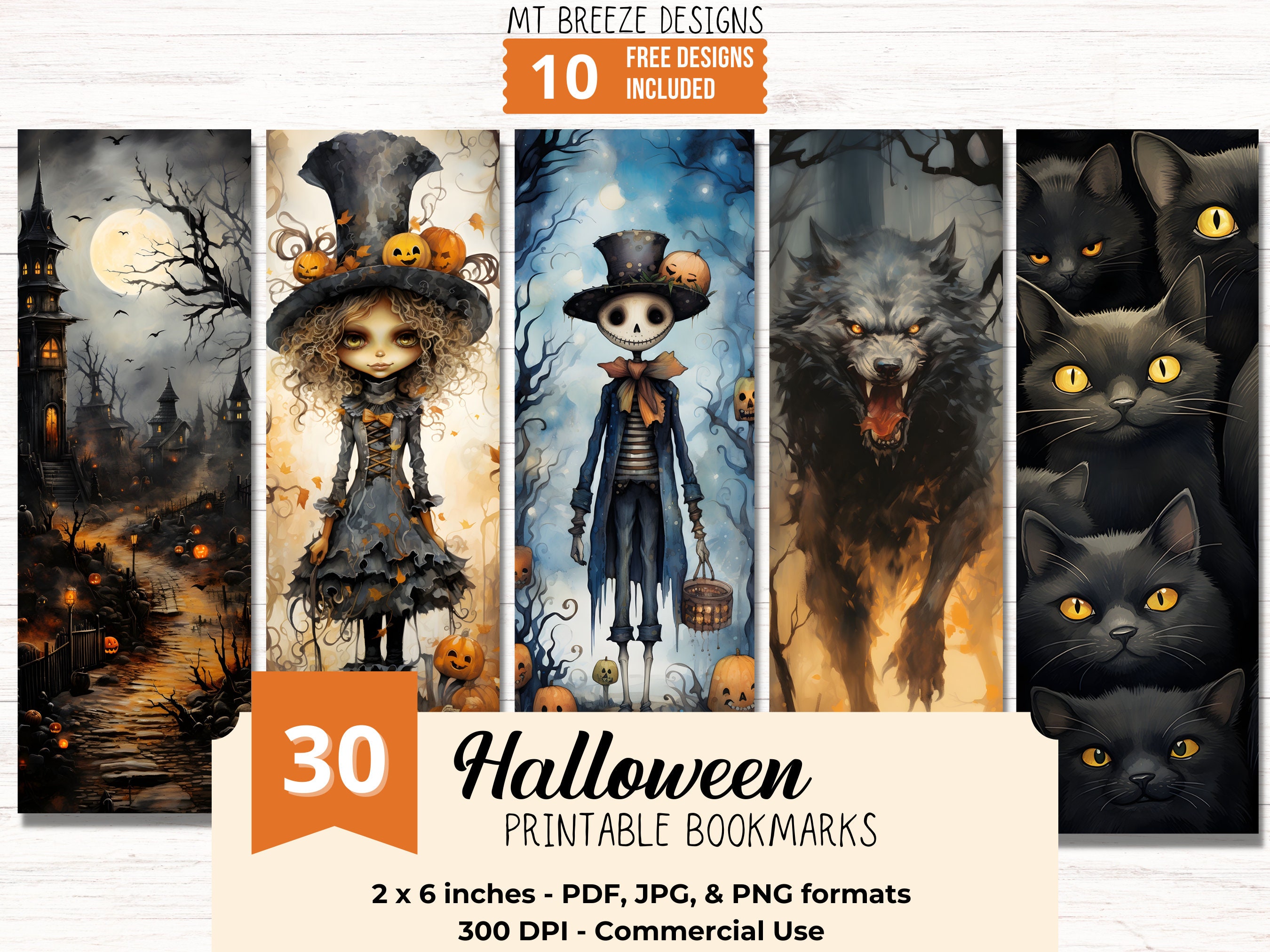 Free Printable Halloween Cardstock with Canon - Damask Love