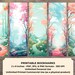 Spring Forest Path PRINTABLE Bookmarks, Spring Blossom Landscape ...