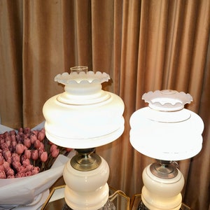 GWTW Hand Painted Hurricane Lamps image 1