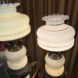 GWTW Hand Painted Hurricane Lamps image 4