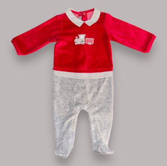Velvet Mayoral Baby boy Footie (2 options)