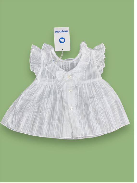 Mayoral Baby White Ruffle Shirt