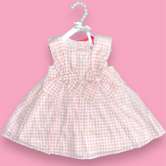 lili gaufrette pink dress Lili Gaufrette pink pattern baby dress