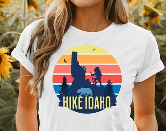 Funny hiking t-shirt | Personalized camping t-shirt and mountain-themed gift