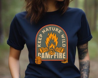 Funny Hiking T-Shirt | Custom Camping Shirt & Forest Themed Gift