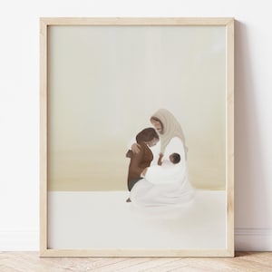 Jesus holding baby, miscarriage, baby loss, sympathy gift, miscarriage gift memorial, gift for mom