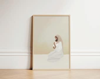 Jesus Holding Baby Print | Miscarriage & Infant Loss Art