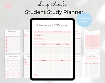 Goodnotes-Lehrplaner, College-Studentenplaner, Digitaler Schulplaner für Goodnotes, Prüfungsplaner für Goodnotes, Aufgaben-Tracker