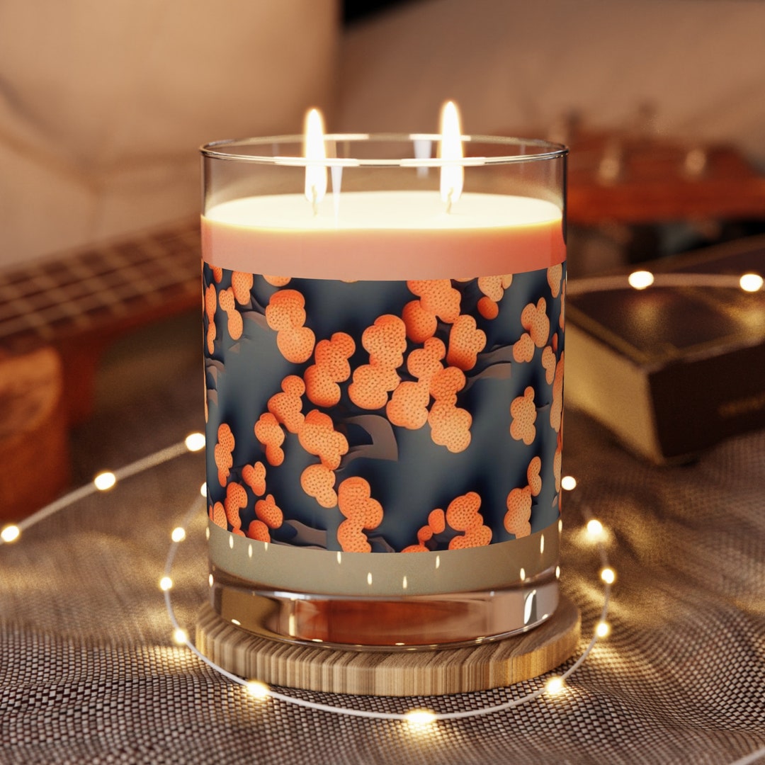 Scented Candle Full Glass, 11oz,white Tea & Fig Flavour Candle,minted