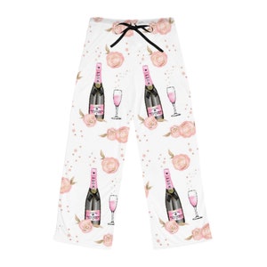 Damen Pyjama Hose,Bachelerotte PJ Hose,Schlafhose,Pyjama Set Frauen,Weinflasche Pyjama Hose,Geschenk für Weinliebhaber,Geschenk für Weinliebhaber Bild 3