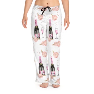 Damen Pyjama Hose,Bachelerotte PJ Hose,Schlafhose,Pyjama Set Frauen,Weinflasche Pyjama Hose,Geschenk für Weinliebhaber,Geschenk für Weinliebhaber Bild 7