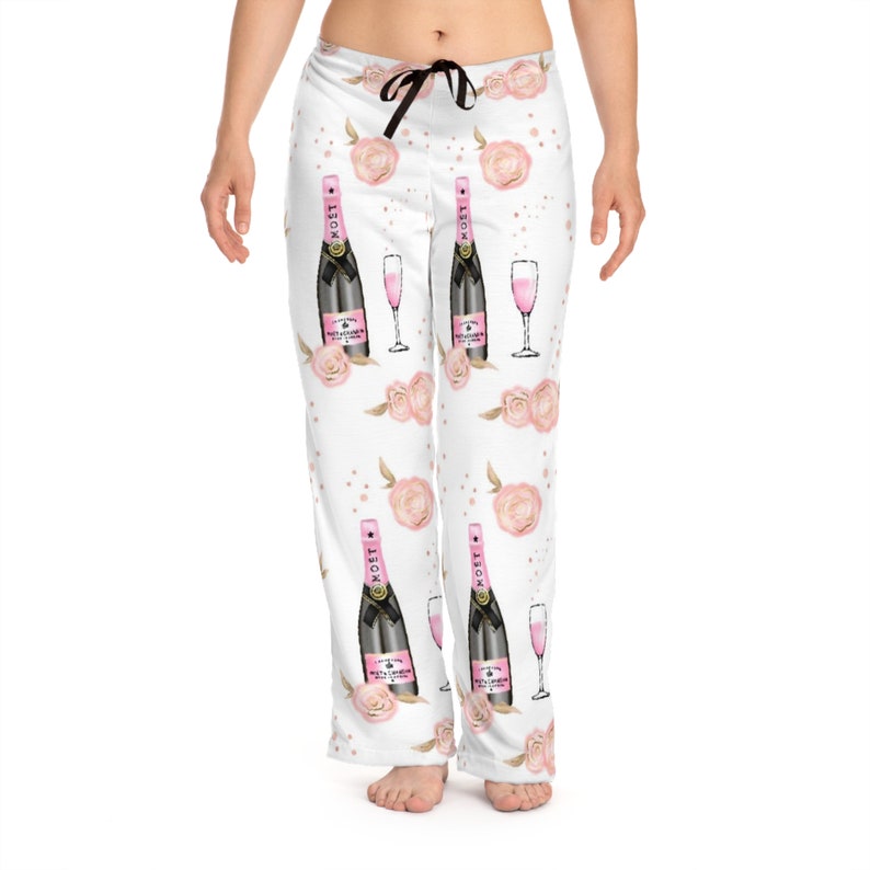 Damen Pyjama Hose,Bachelerotte PJ Hose,Schlafhose,Pyjama Set Frauen,Weinflasche Pyjama Hose,Geschenk für Weinliebhaber,Geschenk für Weinliebhaber Bild 7