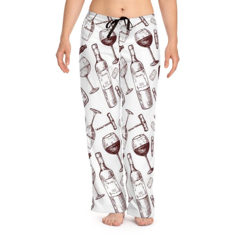 Women's Pajama Pants,Bachelerotte PJ Pants,sleep pants,pajama set women,pj pants,fall pajamas,Wine Bottle Pajama Pant,Wine lover gift, image 7