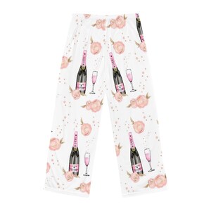 Damen Pyjama Hose,Bachelerotte PJ Hose,Schlafhose,Pyjama Set Frauen,Weinflasche Pyjama Hose,Geschenk für Weinliebhaber,Geschenk für Weinliebhaber Bild 4