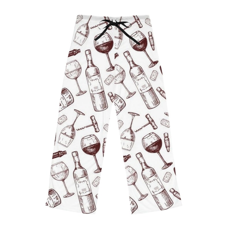 Women's Pajama Pants,Bachelerotte PJ Pants,sleep pants,pajama set women,pj pants,fall pajamas,Wine Bottle Pajama Pant,Wine lover gift, image 3