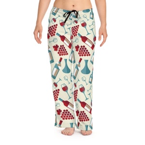 Women's Pajama Pants,Bachelerotte PJ Pants,sleep pants,pajama set women,pj pants,fall pajamas,Wine Bottle Pajama Pant,Wine lover gift