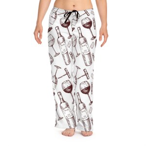 Women's Pajama Pants,Bachelerotte PJ Pants,sleep pants,pajama set women,pj pants,fall pajamas,Wine Bottle Pajama Pant,Wine lover gift, image 10