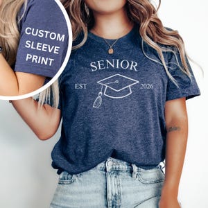 Senior 2026 Graduation Shirt, Custom Senior Shirt, Graduation 2026 Shirt, Class of 2026, Senior Gift, Grad Party Shirt, Senior Class of 2026