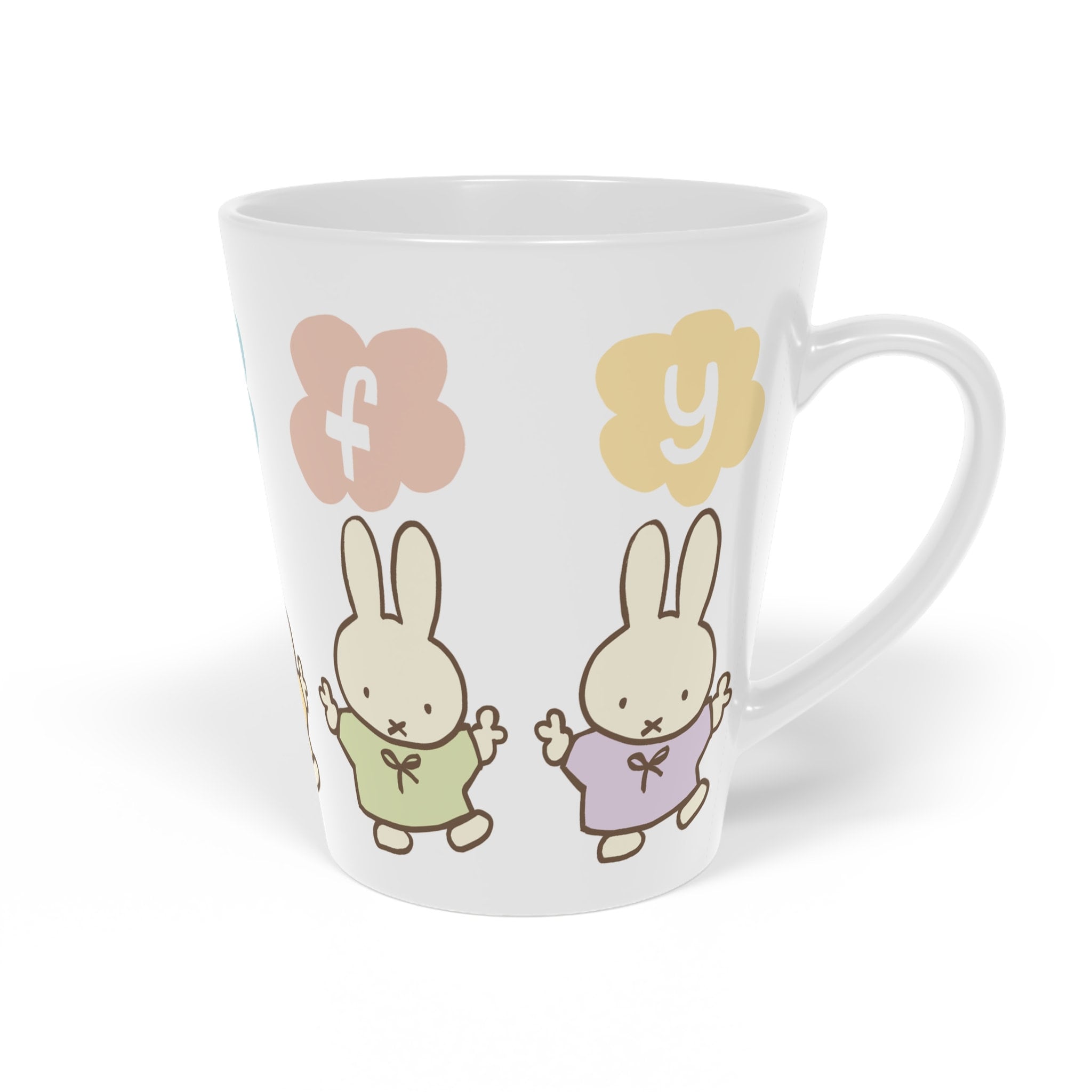 Miffy Inspired Latte Mug | Dick Bruna | Miffy Collection | Cute 