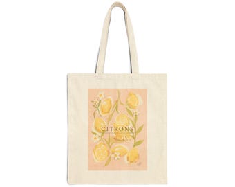 Torba płócienna bawełniana | Urocza torba | Targ owoców | Wielokrotnego użytku torba | Torba na ramię | Prezent dla niej | Estetyczna torba | Torba Coquette