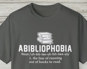 Abibliophobia Shirt, Book Lover Shirt, Book Lover Gift, Reading Shirt, Book Lover T-Shirt, Bookworm Gift, Bibliophiles Tee Gift