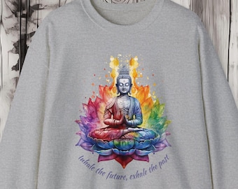 Spiritual Sweatshirt, Meditation Sweater, Meditation Hoodie, Buddha Sweater, Buddha Hoodie, Buddha Sweatshirt, Namaste Sweater, Womens Gift