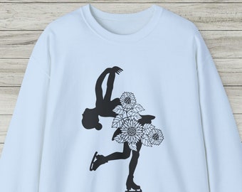 Figure Skating Sweatshirt, Ice Skating Sweatshirt, Figure Skating Shirt Women, Figure Skating Gift, Jumps Gift