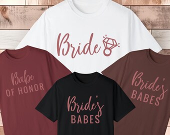 Funny Bachelorette Party Shirts, Team Bride, Bride Squad