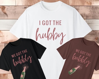 Funny Bachelorette Party Shirts, Bride & Bride Squad Tees