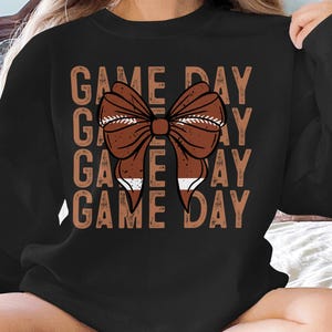 Game Day T-shirt or Sweatshirt, T-shirt, Sweatshirt, Football Game Day, Cute Sports Tee