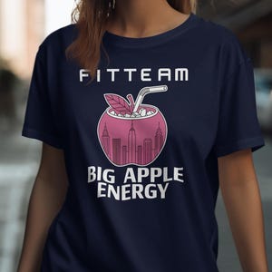 Fitteam Big Apple Energy Tee,NYC Skyline Sweatshirt,New York Inspired Tee,Urban Fashion Top,Cityscape Apparel,Travel Gift,Vacation Souvenir
