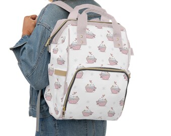Cat Diaper Bag Backpack Gift for Mom, Diaper Backpack for Baby Boy and Girl, Baby Shower Gift, New Mom Gift, Newborn Gift Bag