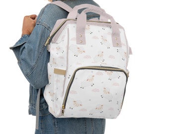 Sheep Diaper Bag Backpack Gift for Mom, Diaper Backpack for Baby Boy and Girl, Baby Shower Gift, New Mom Gift, Newborn Gift Bag