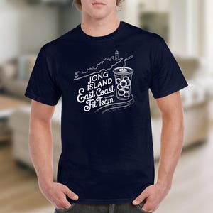 Long Island East Coast FitTeam T-Shirt,Sweatshirt, Iced Drink Light house Apparel, Summer Vacation Shirts, East Coast Apparel