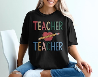 Teacher Shirt Gift, Cute Teacher Crewneck, Teacher Themed Birthday Gift, Funny Teacher Tshirt, Teacher Sweatshirt, Teacher Apparel
