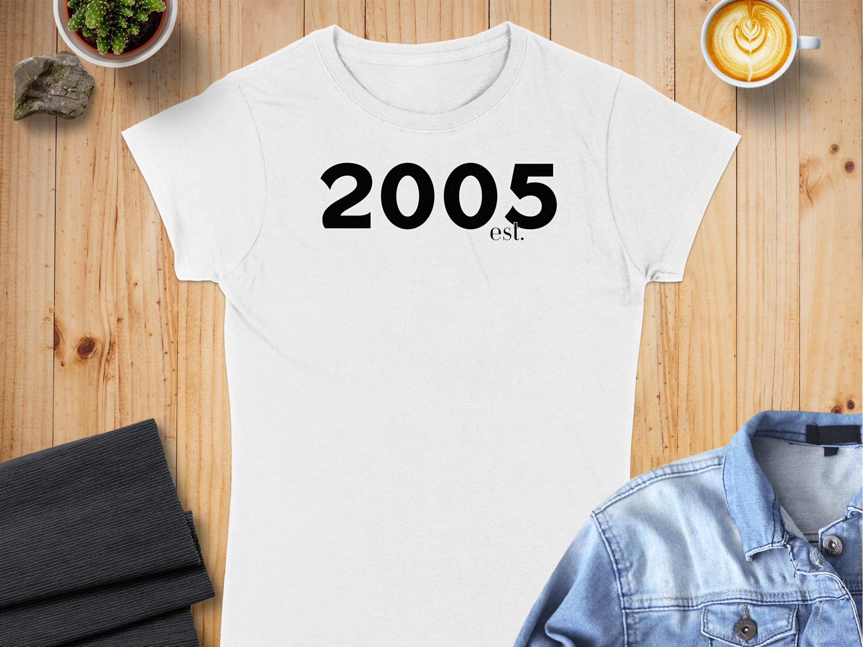 T-shirt Anniversaire 'Né En Août 2005' - Cadeau 20 Ans Pour Homme | Design Légendaire - 5