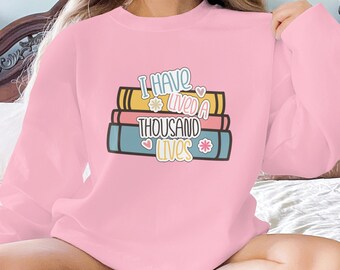 I Have Lived A Thousand Lives T-Shirt, Book Lover Gift