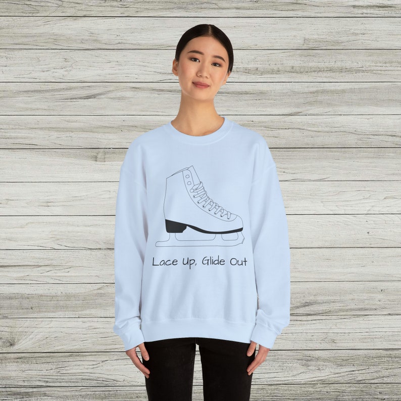 Figure Skating Sweatshirt Ice Skating Sweatshirt Figure Etsy