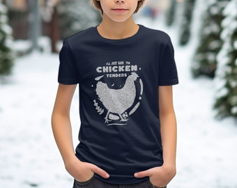 I'll Just Have The Chicken Tenders Cotton Unisex T-Shirt – Funny Foodie Tee
