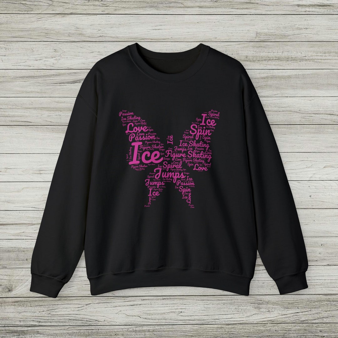 Figure Skating Sweatshirt Ice Skating Sweatshirt Figure Etsy