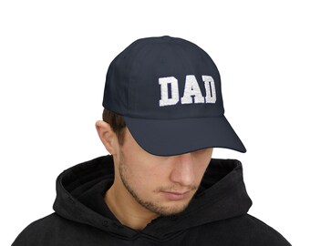 Classic Dad Cap - Casual Gift for Father's Day, Dad Apparel, Everyday Wear, Dad Hat for Family Outings, Unique Gift for Dads
