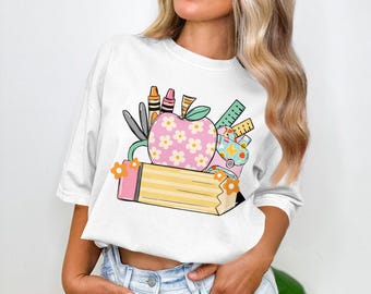 Camiseta Comfort Colors para la vuelta al cole, regalo para profesores