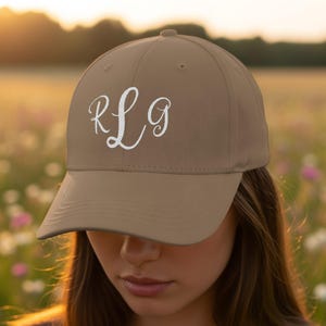 Custom Initials Embroidered Unisex Classic Dad Hat, Monogram Hat, Personalized Hat, Custom Hat, Initial Cap, Letter Hat, Trendy Wedding Gift