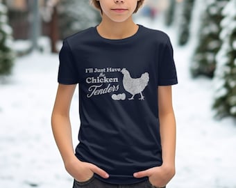 I'll Just Have The Chicken Tenders Unisex Cotton T-Shirt – Funny Foodie Tee