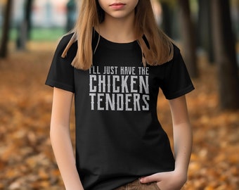 Chicken Tenders Funny T-Shirt – Unisex Cotton, Sarcastic Meme Tee