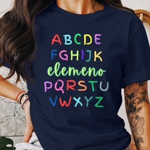 Funny Alphabet T-Shirt or Sweatshirt, Colorful ABCD Tee, Cute Elemeno Meme Shirt, Vibrant Letters Top, Alphabet Art Tee, Graphic ABCD Shirt